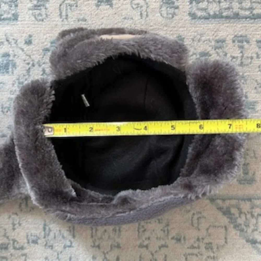 🧡3/15 Teddy Bear Winter Hat Velcro Closure Fits Best for Small Kids
